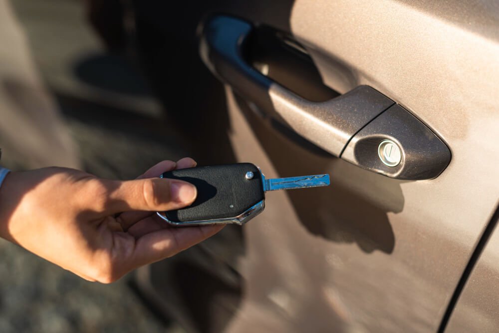 Clé de voiture électronique
